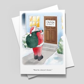 Slip & Fall Holiday Card