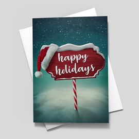 North Pole Holiday Card