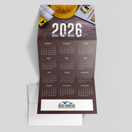 Under Construction Calendar Card