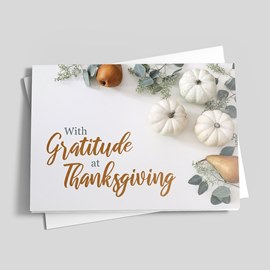Grateful Arrangement Thanksgiving Card