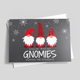 With My Gnomes Holiday Card