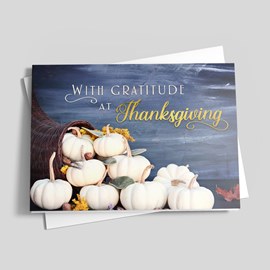 Copious Pumpkins Thanksgiving Card