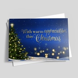 Christmas Sky Holiday Card