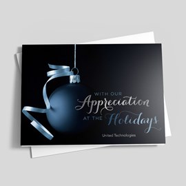 Midnight Ornament Holiday Card