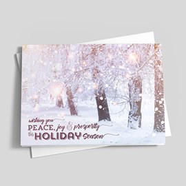 Winter Woods Holiday Card