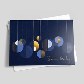 Pendulum Ornaments Holiday Card