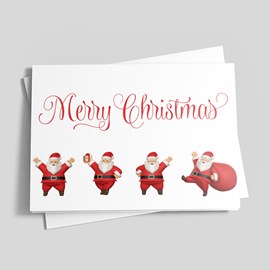 Celebrating Santas Christmas Card