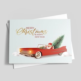 Santa's Ride Holiday Card
