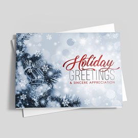 Frosted Pines Holiday Card