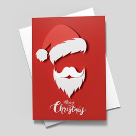 Santa Impersonation Christmas Card