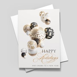 Winter Ornaments Holiday Card