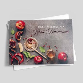 Fruits of Rosh Hashanah Card