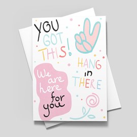 Happy Doodles Encouragement Card