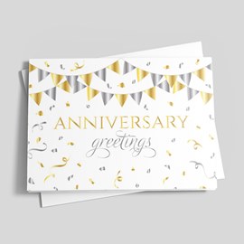 Confetti Chic Anniversary Card