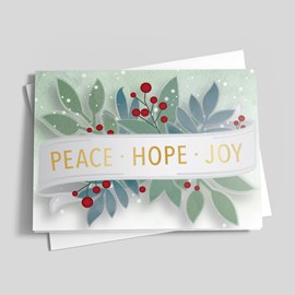 Frosted Berries Holiday Card