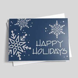 Twilight Flurries Holiday Card