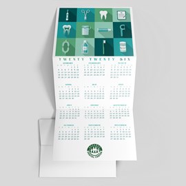 Fresh Teeth Calendar Card