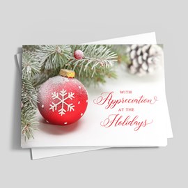 Warm Appreciation Holiday Card