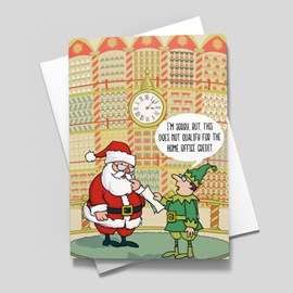 Home Office Credit Christmas Card