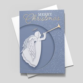 Angel in the Sky Christmas Card