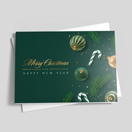 Evergreen Dreams Christmas Card