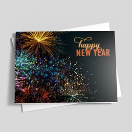 Finest Fireworks New Year Card