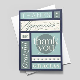 Clean Slate - Thank You Card