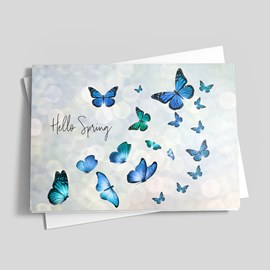 Butterflies in Spring Card