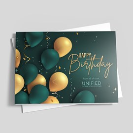 Spartan Celebration Birthday Card