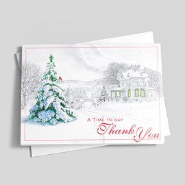 A Time To Say Thank U Holiday Card