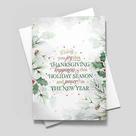 Joyous Seasons Holiday Card