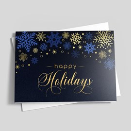 Snowflake Dusting Holiday Card