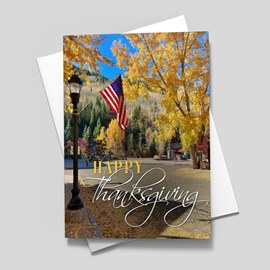 American Pride Thanksgiving Card