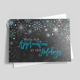 Eternal Snowflakes Holiday Card