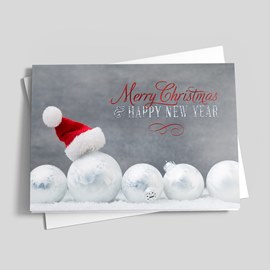 Santa's Ornaments Holiday Card