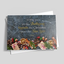 Winter Picnic Holiday Card