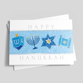 Evening Celebration Hanukkah Card