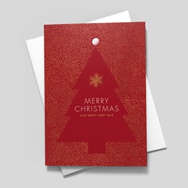Scarlet Wishes Christmas Card