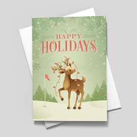 Reindeer Games Holiday Card