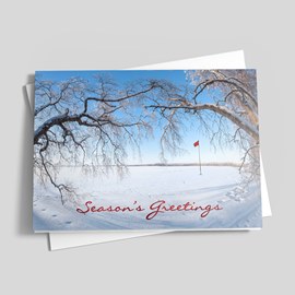 Winter Walk Holiday Card
