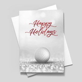 White Christmas Holiday Card