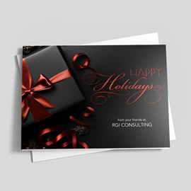 Elegant Gifts Holiday Card