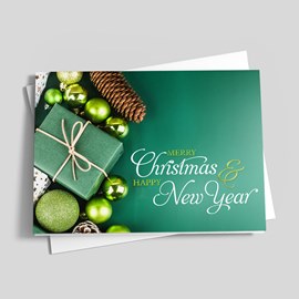 Green Gifts Holiday Card