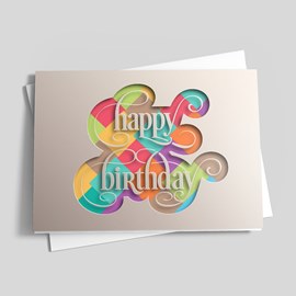True Colors Birthday Card