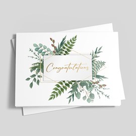 Steady Growth Congratulations Card