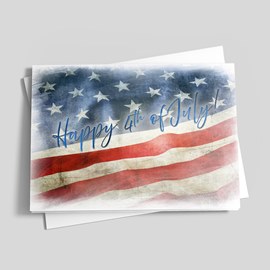 Patriotic 4th of July Card