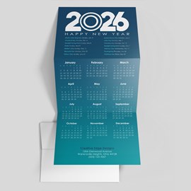Bullseye 2026 Calendar Card