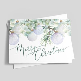 Watercolor Merry Christmas Card