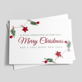 Touch of Cheer Holiday Card