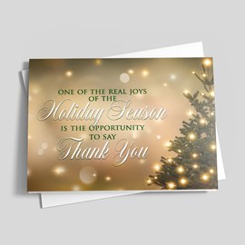 Foggy Christmas Holiday Card